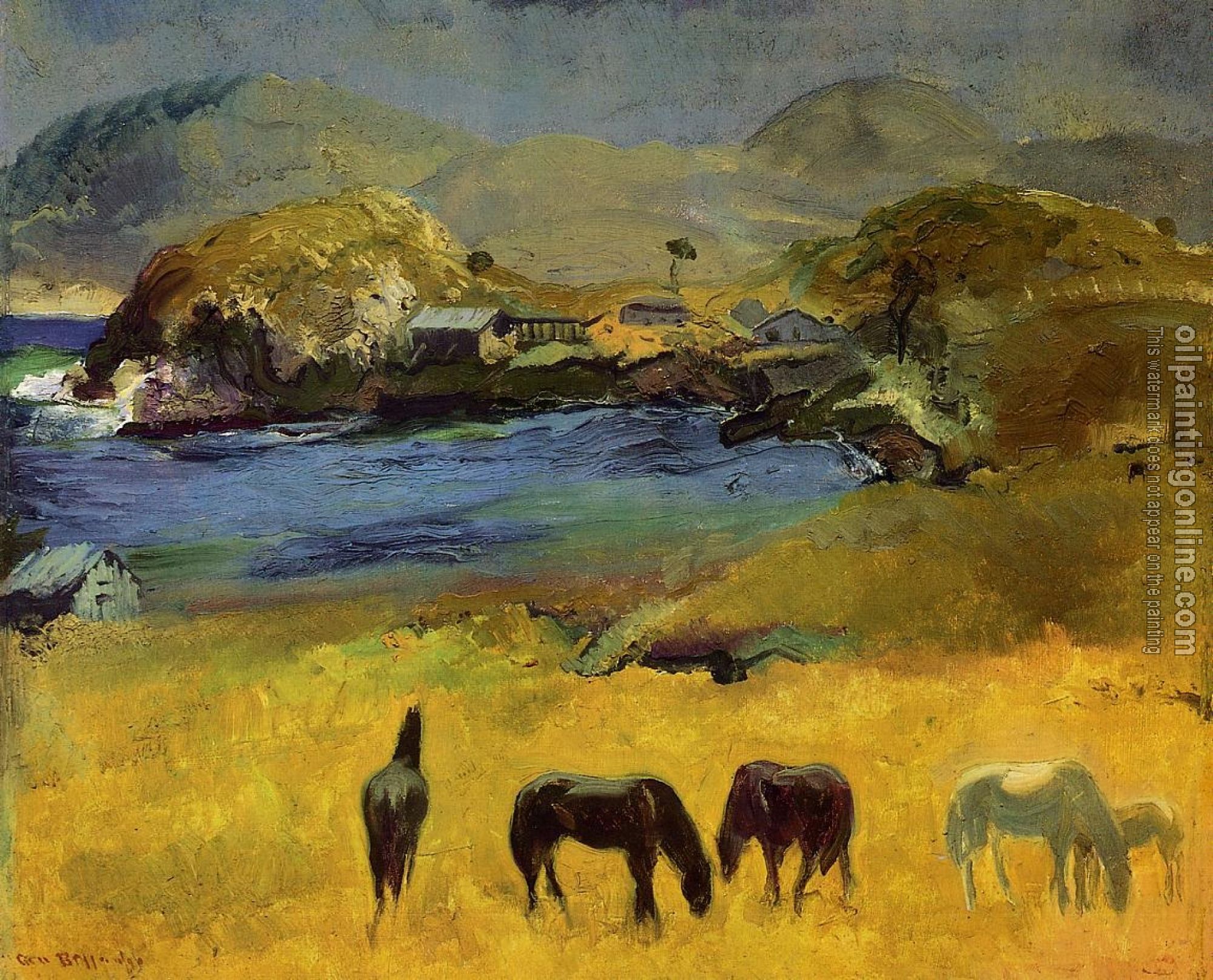 Bellows, George - Horses, Carmel